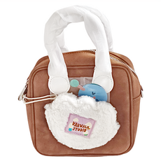 Vanwalk 出走 復古風可愛側背包 V2752, 棕色