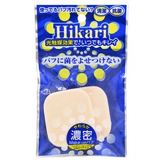 ISHIHARA 石原商店 光觸媒抗菌粉撲, 角型, 1包