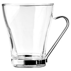 utopia 鋼座玻璃杯 200ml, 透明色, 1個