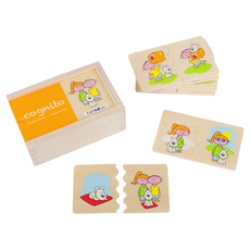 beleduc 趣味配對認知木製玩具套裝 3歲以上適用, 找相反, 1組