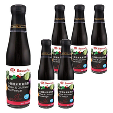 味榮 小麥糯米素食烏醋 天然生長無污染小麥與糯米 傳統古法陶缸一年100%純釀造 日式風味, 250ml, 6瓶