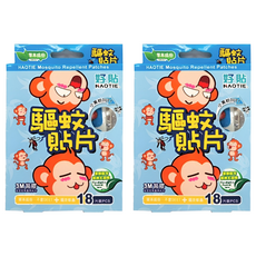 HAOTIE 好貼 驅蚊貼片, 18片, 2盒