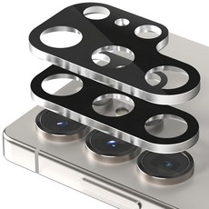 Sinjimoru 防光暈手機相機鏡頭鋼化玻璃保護貼 2片組 - Galaxy S25 Ultra, 1組