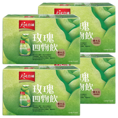 天地合補 青木瓜玫瑰四物飲 添加青木瓜精華 促進新陳代謝 補充鐵質 養成美好體質, 6瓶, 120ml, 4盒