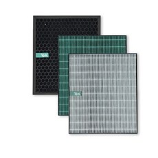 怡悅 適用 Coway AP-1019C 抗病毒HEPA 活性碳濾網組合 (台灣製造), 1個, ap-1019c ap1019c ap1019