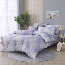 Blue Cat 藍貓 銀離子抗菌薄被套, 藍色