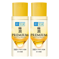 肌研 極潤金緻特濃保濕精華乳液，舒緩乾燥，深層滋潤，臉部與全身適用, 140ml, 2瓶