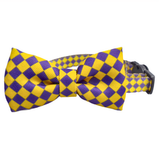 ZEZE 蝴蝶結, 黃紫色, 18mm, 1個