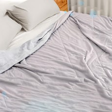 EmBrace 英柏絲 Dr.Air 透氣專家 冰涼沁心降溫涼被, 冷灰色, 1個