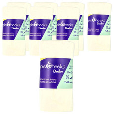 AppleCheeks 超柔有機竹棉尿墊 2個, 70%竹纖維 30%有機棉, 加拿大產, 8個