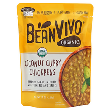 美國 BeanVIVO 有機椰奶咖哩鷹嘴豆 美國原產地, 283g, 1包