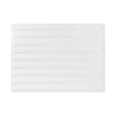 上手家居 耐熱矽膠隔熱墊/餐墊/鍋墊/防燙墊 42 x 32 x 0.5cm 白色, 1個