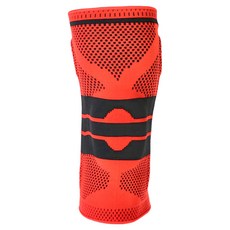 A-ZEAL 3D針織透氣高彈力減震護膝 紅黑色, 1件