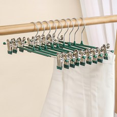 小麥購物 一字型褲架 C073 10個, 墨綠, 1組