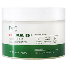 Dr.G 速效鎮靜舒膚棉, 70片, 1罐