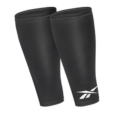 Reebok 銳步 Compression Calf Sleeves 壓力小腿套, 黑色, 1雙