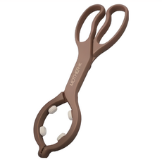 MOTHER-K 防滑奶瓶夾, 熱水消毒安全必備, 材質安全無毒耐高溫, 握把寬大好抓握, 烏龍咖棕, 1個