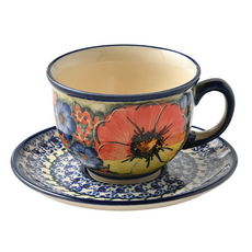 波蘭陶 Cerraf 花茶杯套裝, 187-K-51-Q1, 1組