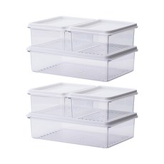 鍋寶 Nordic系統收納保鮮盒 堆疊收納省空間 食材一目瞭然 高密合性, 6件, 1組