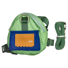 DUOMM 書包牽引繩 寵物牽引繩, 綠色, S, 1個