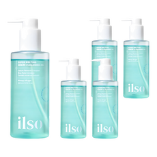 ilso 深層毛孔淨化卸妝油 5瓶 溫和深層清潔毛孔 卸除彩妝, 200ml