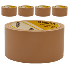 GLOBE 地球 PVC手撕膠帶，寬度48mm (2"), 60mm (2.5"), 72mm(3")，長度12M (14y), 5捲