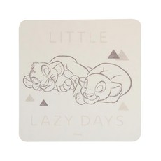 收納王妃 經典動物珪藻土杯墊, 方 午睡辛巴, 1個