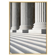 BOLUO GALLERY 菠蘿選畫所 掛畫 柱廊I CMCL3414D, 木色