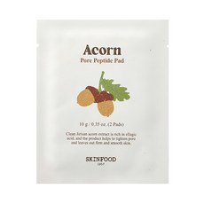 SKINFOOD 橡樹子毛孔胜肽爽膚棉片 含智異山橡樹萃取物, 5包, 2片