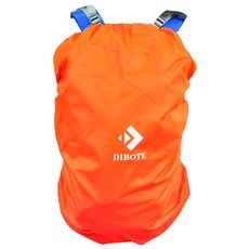 DIBOTE 迪伯特 背包防水套 尼龍布+銀膠塗層 (100%防水), 47 x 24 x 20cm(30-50L), 橘色, 1個