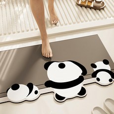 bebehome 輕奢矽藻泥浴室防滑地墊, 三兄弟