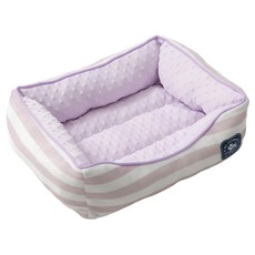 Dogfeet DF 涼感透氣方形床, 條紋紫, 1個