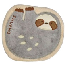 SHUEHO 樹可 小動物珊瑚絨擦手巾 小樹懶, 19x20cm, 1個