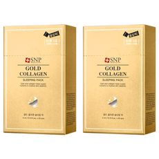 Snp 黃金膠原蛋白晚安面膜 隨身包 20入, 80ml, 2件