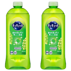 Kao 花王 Cucute 珂珂透 餐具洗碗精補充瓶 370ml, 2瓶