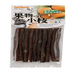PETBEST 早川小動物磨牙【梨子枝】10入 天然梨子樹枝 預防牙齒過長, 1入