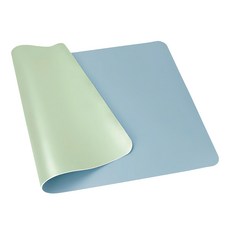 ABEL 力大牌 雙色PU皮質桌墊, 藍色/綠色