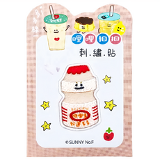Sunny 三瑩文具 哩哩扣扣 刺繡裝飾貼 繡貼布 台灣製造, 多多, 3件