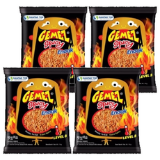 GEMEZ Enaak 韓式小雞麵 勁辣味 香脆可口, 84g, 4袋
