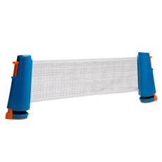 BS Toys 行動桌球網, 藍色，輕巧便攜，免工具安裝，高強度球網，隨時享受桌球樂趣