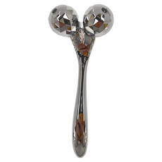 SK 雄碁 雙滾輪按摩棒, 銀色, 1件