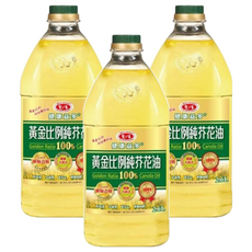 愛之味 黃金比例純芥花油, 2.6L, 3瓶