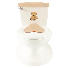 aguard Dottodot 幼兒如廁訓練馬桶, 白色, 附可拆式防噴濺擋板