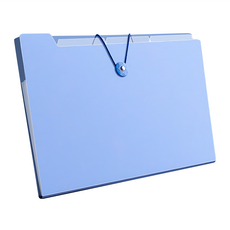 文件夾 A4, 32.5cmx24cm, 塑膠材質, 丹寧藍色, 天青藍, 1組