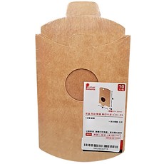 Pomei 博美 無印牛皮吊掛鏤空派盒 10個, 牛皮紙棕色, 1入