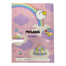 MOLANG 萌浪兔 B5記事本, 甜蜜風, 1本