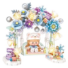 LoZ 微型積木 - 暖陽冬雪, 1入, 暖陽冬雪 多色