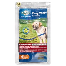PetSafe 普立爾 輕鬆走防暴衝胸背帶, M, 藍色, 1個