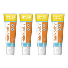 thinkbaby 新寶貝 純物理防曬霜，SPF50，89ml, 4條