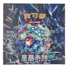 PoKeMoN 寶可夢 集換式卡牌遊戲 9歲以上 30包, 朱&紫 星晶奇跡, 1盒